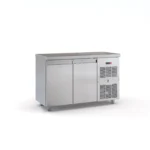 Ανοξείδωτο ψυγείο πάγκος συντήρηση με 2 πόρτες GN